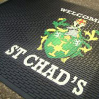 logo door mats