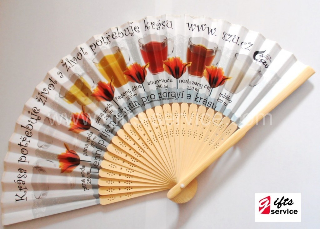printed bamboo hand fans producer