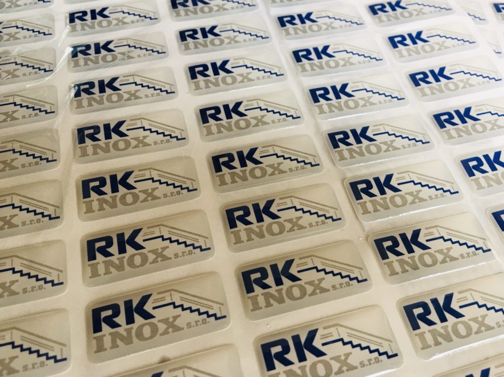 Bespoke epoxy 3D stickers for Finnish businesses. EU production, delivered to Finland in 15–45 days. MOQ from €300. Request a free quote — atta@giftsservice.com