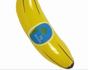 Produktová nafukovací maketa - banán