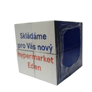 Zakázkové skládací prezentační kostky dodavatel