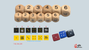 Custom Promotional Dice for Point-of-Sale Marketing (POSM)