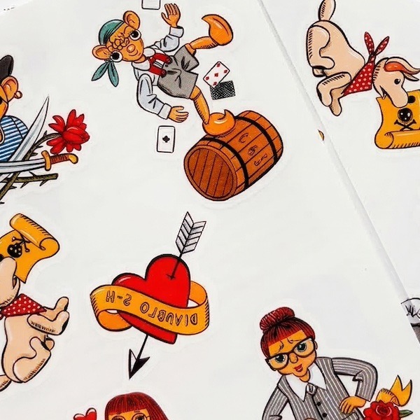 Dočasná tetování na zakázku