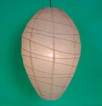 White Cocoon Paper Lanterns