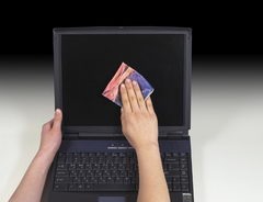 Bildschirme Werbetücher