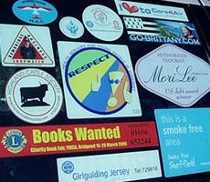 Egyedi reklám matricák autocolante personalizate