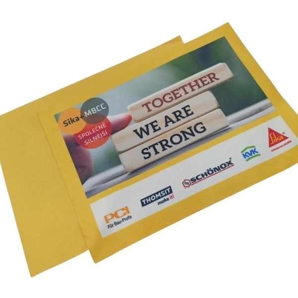 hadříky z mikrovlákna s celoplošným potiskem na přání klienta