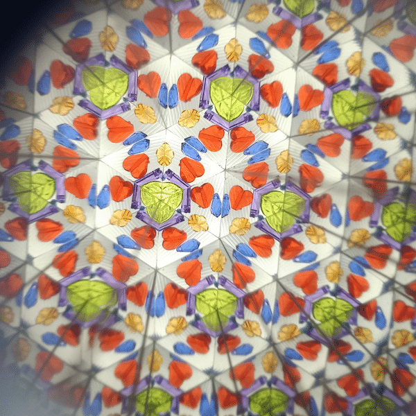 Dvoudílné reklamní kaleidoskopy s otáčecí čočkou od výrobce